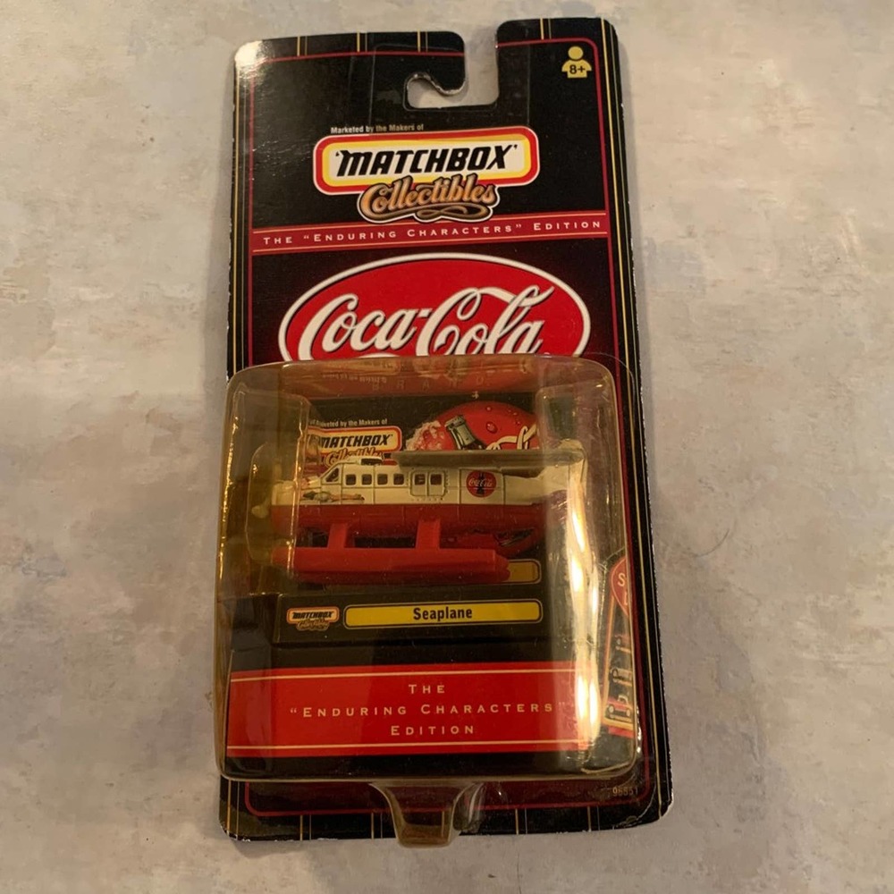 Coca-Cola matchbox collectibles Seaplane
